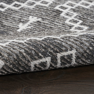 Nourison Brixton BRX01 Gray Area Rug Corner Image