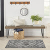 Nourison Brixton BRX01 Gray Area Rug Corner Image