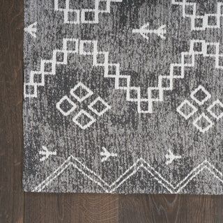 Nourison Brixton BRX01 Gray Area Rug Detail Image