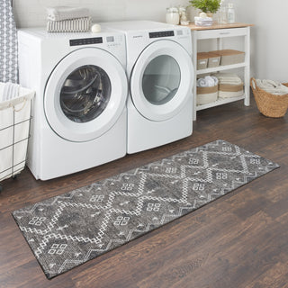Nourison Brixton BRX01 Gray Area Rug Corner Image