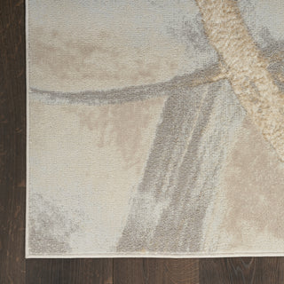 Nourison Brushstrokes BSK01 Beige/Grey Area Rug by Inspire Me! Home D�cor 