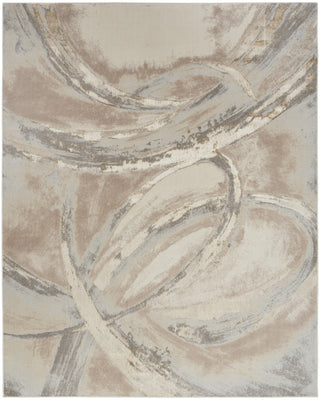 Nourison Brushstrokes BSK01 Beige/Grey Area Rug by Inspire Me! Home D�cor 