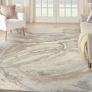 Nourison Brushstrokes BSK01 Beige/Grey Area Rug by Inspire Me! Home D�cor 