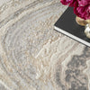Nourison Brushstrokes BSK03 Cream Grey Area Rug by Inspire Me! Home D�cor Texture Image