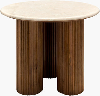 Surya Basilia BSLA-001 Ivory / Brown Furniture Angle