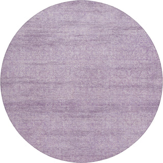Dalyn Burano BU1 Lavender Machine Washable Area Rug Round Main Image
