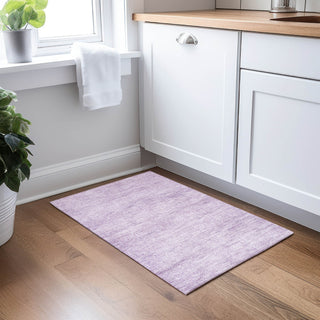 Dalyn Burano BU1 Lavender Machine Washable Area Rug Scatter Lifestyle Image Feature