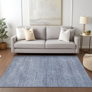 Dalyn Burano BU1 Sky Machine Washable Area Rug Lifestyle Image Feature