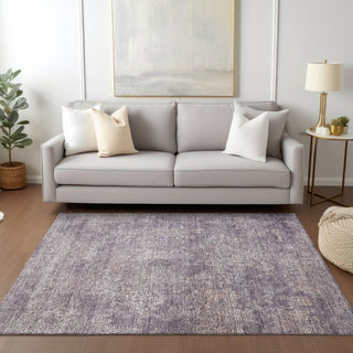Dalyn Burano BU10 Plum Machine Washable Area Rug Lifestyle Image Feature