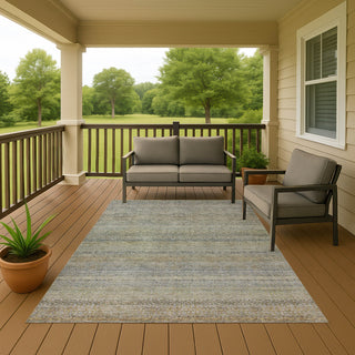 Dalyn Burano BU11 Seafoam Machine Washable Area Rug Outdoor Lifestyle Image Feature