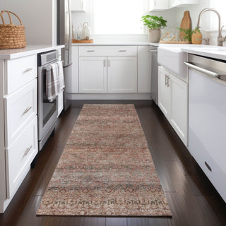 Dalyn Burano BU12 Coral Machine Washable Area Rug Runner Lifestyle Image Feature