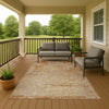 Dalyn Burano BU2 Copper Machine Washable Area Rug Outdoor Lifestyle Image Feature