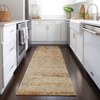 Dalyn Burano BU2 Copper Machine Washable Area Rug Runner Lifestyle Image Feature