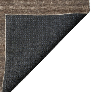 Dalyn Burano BU3 Coffee Machine Washable Area Rug Backing Image