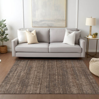 Dalyn Burano BU3 Coffee Machine Washable Area Rug Lifestyle Image Feature