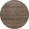 Dalyn Burano BU3 Coffee Machine Washable Area Rug Round Main Image
