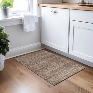 Dalyn Burano BU3 Coffee Machine Washable Area Rug Scatter Lifestyle Image Feature
