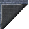 Dalyn Burano BU3 Navy Machine Washable Area Rug Backing Image
