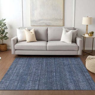 Dalyn Burano BU3 Navy Machine Washable Area Rug Lifestyle Image Feature