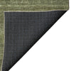 Dalyn Burano BU3 Olive Machine Washable Area Rug Backing Image