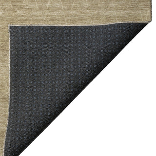 Dalyn Burano BU3 Wheat Machine Washable Area Rug Backing Image