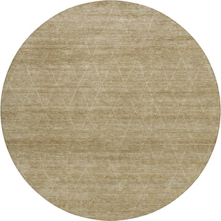 Dalyn Burano BU3 Wheat Machine Washable Area Rug Round Main Image