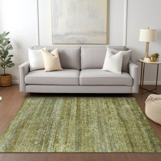 Dalyn Burano BU4 Olive Machine Washable Area Rug Lifestyle Image Feature