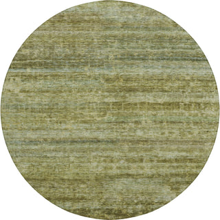 Dalyn Burano BU4 Olive Machine Washable Area Rug Round Main Image