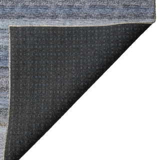 Dalyn Burano BU5 Blue Machine Washable Area Rug Backing Image