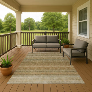 Dalyn Burano BU5 Copper Machine Washable Area Rug Outdoor Lifestyle Image Feature
