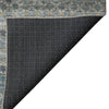 Dalyn Burano BU6 Blue Machine Washable Area Rug Backing Image