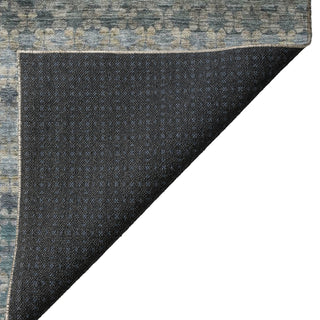 Dalyn Burano BU6 Blue Machine Washable Area Rug Backing Image