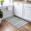 Dalyn Burano BU6 Blue Machine Washable Area Rug Scatter Lifestyle Image Feature