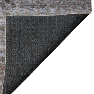 Dalyn Burano BU6 Brown Machine Washable Area Rug Backing Image