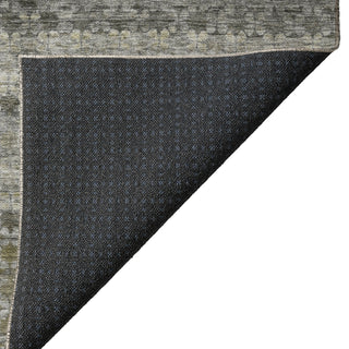 Dalyn Burano BU6 Pewter Machine Washable Area Rug Backing Image