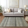Dalyn Burano BU6 Pewter Machine Washable Area Rug Lifestyle Image Feature
