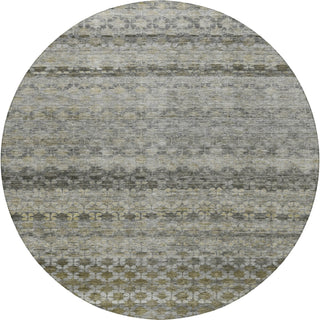 Dalyn Burano BU6 Pewter Machine Washable Area Rug Round Main Image