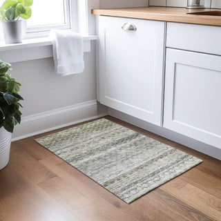 Dalyn Burano BU6 Pewter Machine Washable Area Rug Scatter Lifestyle Image Feature