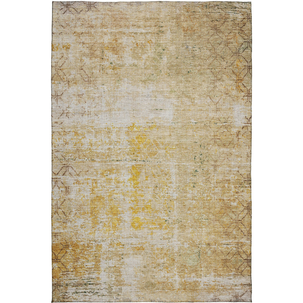Dalyn Burano BU7 Gold Machine Washable Area Rug main image