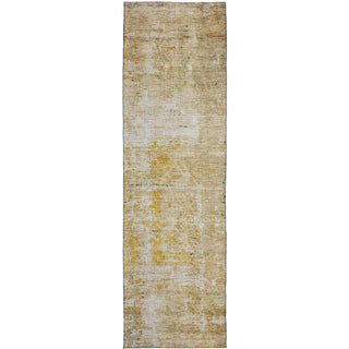 Dalyn Burano BU7 Gold Machine Washable Area Rug Runner Main Image