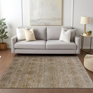 Dalyn Burano BU8 Brown Machine Washable Area Rug Lifestyle Image Feature