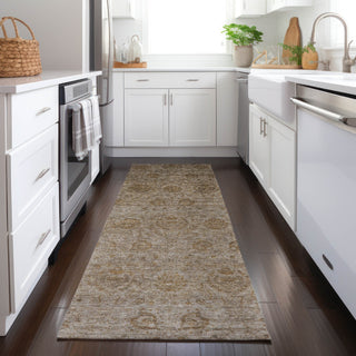 Dalyn Burano BU8 Brown Machine Washable Area Rug Runner Lifestyle Image Feature