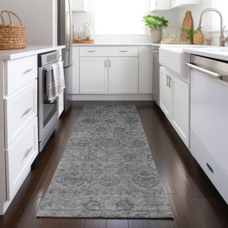 Dalyn Burano BU8 Gray Machine Washable Area Rug Runner Lifestyle Image Feature