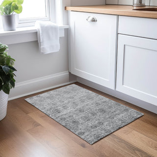 Dalyn Burano BU8 Gray Machine Washable Area Rug Scatter Lifestyle Image Feature
