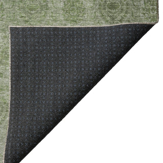 Dalyn Burano BU8 Olive Machine Washable Area Rug Backing Image