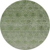 Dalyn Burano BU8 Olive Machine Washable Area Rug Round Main Image