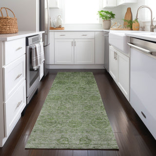 Dalyn Burano BU8 Olive Machine Washable Area Rug Runner Lifestyle Image Feature