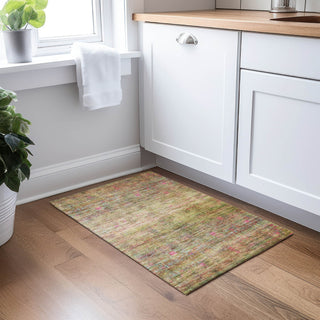 Dalyn Burano BU9 Cactus Machine Washable Area Rug Scatter Lifestyle Image Feature