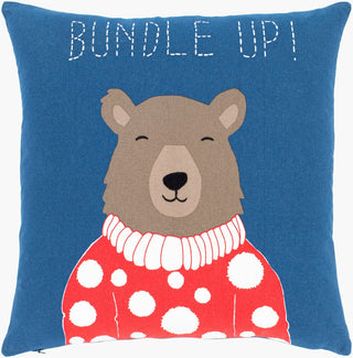 Surya Bundle Up Bear BUB-001 Dark Blue main image