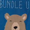 Surya Bundle Up Bear BUB-001 Dark Blue Swatch